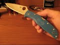 Spyderco Endura 4 FULL FLAT GRIND!!!