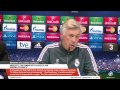 CARLO ANCELOTI: NO CAMBIO A ESTA PLANTILLA POR NINGUNA DE EUROPA