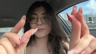 Car Asmr - Hand Sounds, Hand Movements, Camera Tapping Soft Spoken & Whispers