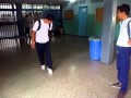 dominando el balon en el liceo Agustin Aveledo Caraca