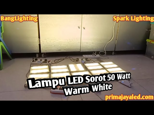 Lampu LED Sorot 50 Watt Warm White