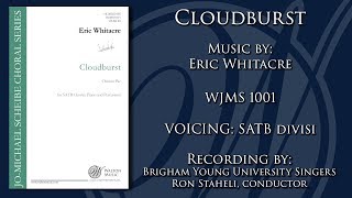 Watch Eric Whitacre Cloudburst video