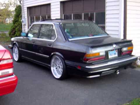 BMW E28 1987 535is with Work Rezax 19x9 Front and 19x105 Rears Deep Dish