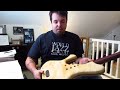 Damian Erskine shows off his Skjold Catacomb 6 string