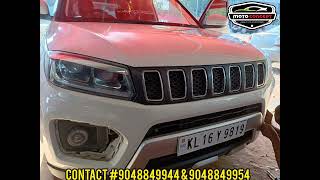 Maruti Vitara Breeza Modified To Jeep Comp Grill