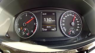 2016 VW Caravelle (T6) 2.0 TDI (132kW/180hp) 4Motion DSG acceleration with GPS r