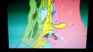 Spongebob Ang Patrick Kissing On Tvreally Real
