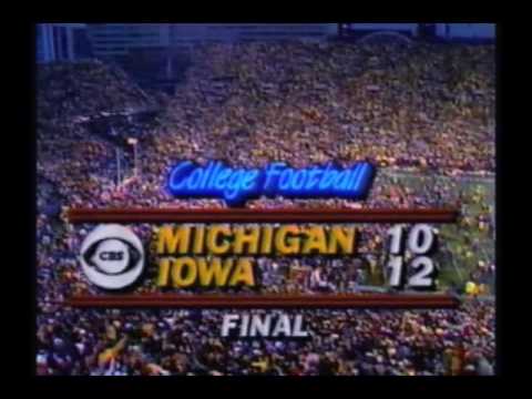 Hawkeye Football • 1985 #2 Michigan vs #1 Iowa