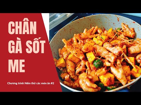 Cách làm chân gà sốt me