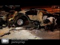 Видео "BMW" разорвало пополам в ДТП