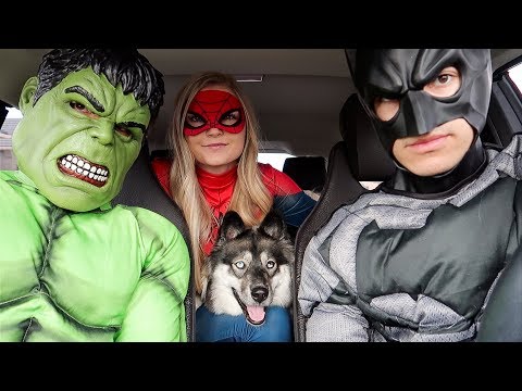 Superheroes Surprise Kakoa With Dancing Car Ride!