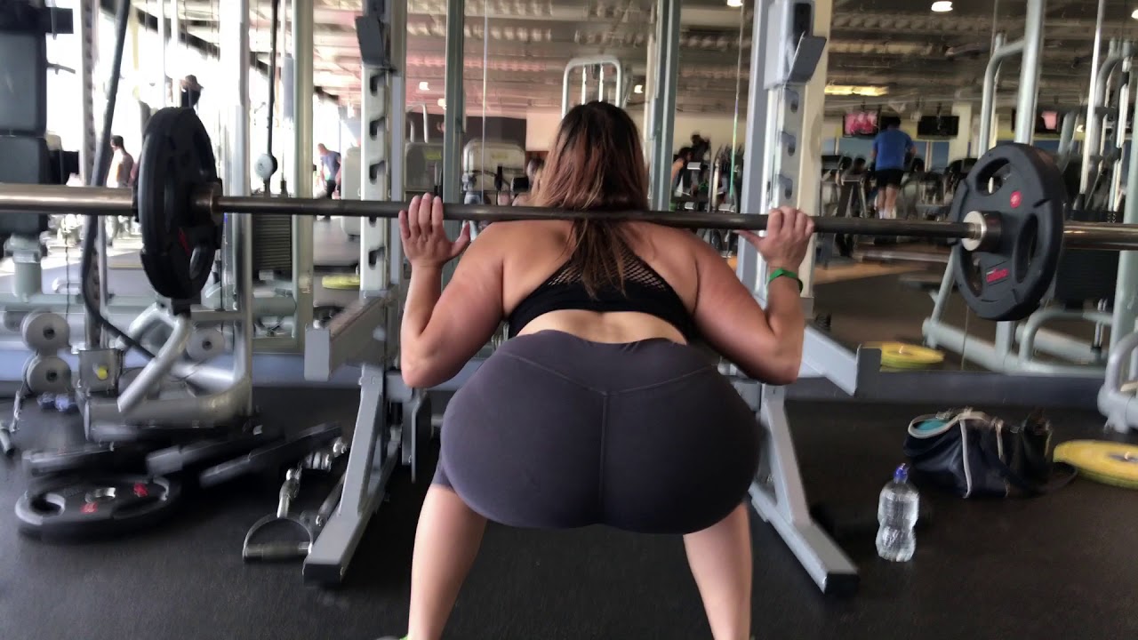 Girl flashes gym