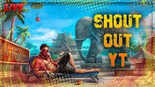 shout out YT on live#telugugaming#pubgmobile emulator live stream in telugu #freetournament