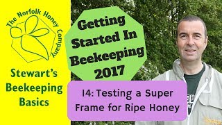 How To Check a Super Frame for Ripe Honey