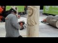 Esculturas con motosierras