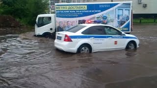 Видео Море на Озерной улице (Тверь, 2016) / Flooded city Tver от Герман Гусев, улица 15 лет Октября, Тверь, Россия