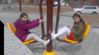 Zeyneb Ve Banu Qizlarimin Gence Gezintisi.