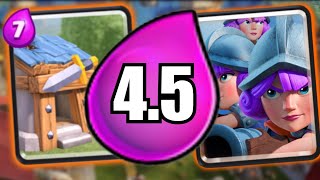 NEUES 4.5 ELIXIER Deck! | Teuer, aber stark in der Meta? | Clash Royale deutsch