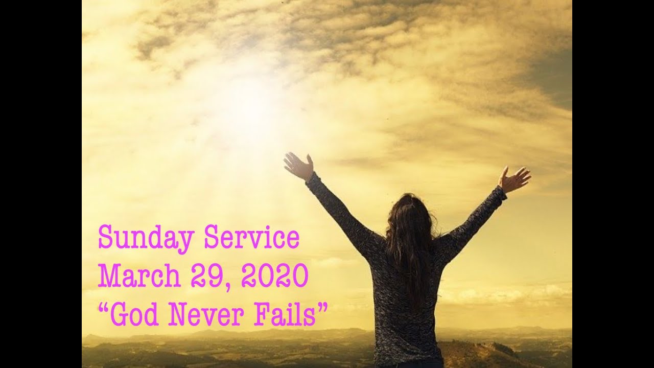 Sunday Service March 29, 2020
