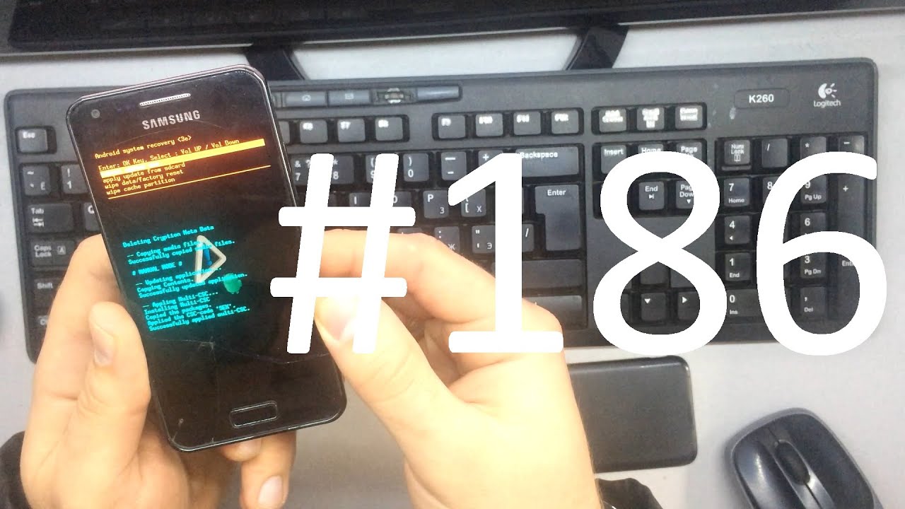 Samsung I9070 Galaxy S Advance (Hard Reset) сброс телефона - YouTube
