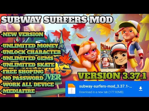 SUBWAY SURFERS MOD APK • VERSION 3.37.1 UNLIMITED MONEY SUBWAY SURFERS MOD APK • VERSION 3.37.1 UNLIMITED MONEY