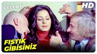 Cellat - Sarı Hasan, Filiz ve Sevgi'yi Köşeye Sıkıştırdı! | Eski Türk Filmi