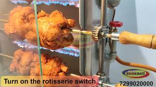 Grill Chicken Machine Chicken Griller Machine -Kookmate- Commercial Kitchen Equipment