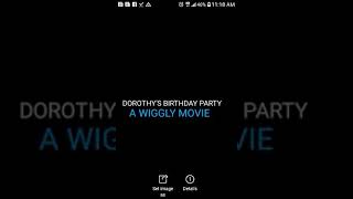 Dorothys Birthday Party A Wiggly Movie