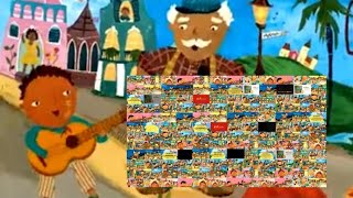 All 144 Barefoot Books Knick Knack Paddy Whack, Played At The Same Time Playing Concurrently