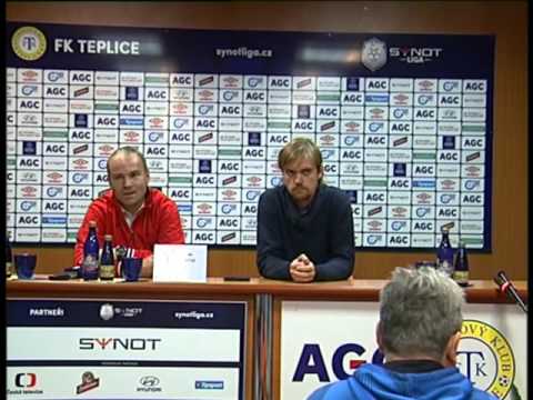 Tiskov konference hostujcho trenra po zpase s Bankem Ostrava (26.9.2015)