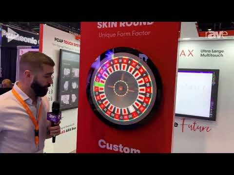 InfoComm 2023: DISPLAX Presents Skin Round PCAP Circular Touch Display