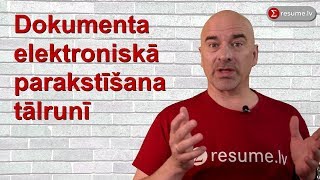 Kā elektroniski parakstīt dokumentu tālrunī