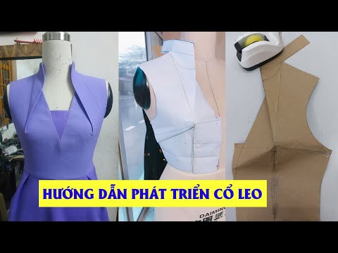 THIẾT KẾ CỔ LEO/HỌC CẮT MAY ONLINE MIỄN PHÍ