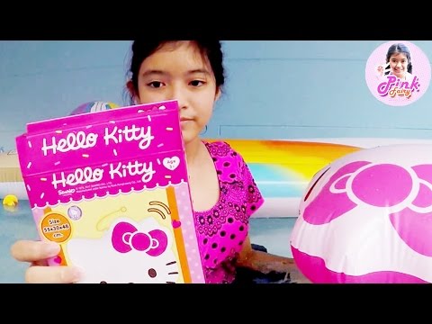 รีวิวบอลลูนคิตตี้ ตุ๊กตาของเล่นเป่าลม ในสระน้ำเป่าลม | เฟิิร์น พิ้งค์ แฟรี่ รีวิวของเล่น