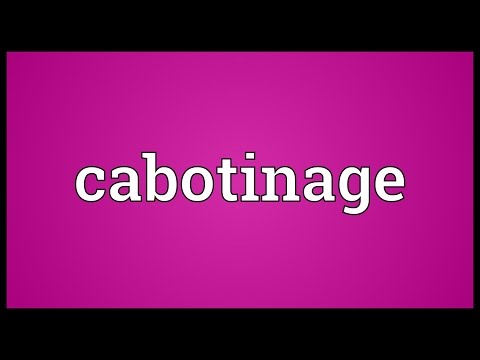 Header of cabotinage