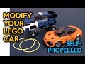 Self-Propelled LEGO Rubber Band Car (Speed Champions-scale)