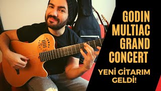 Yeni̇ Gi̇tarim Geldi̇ Godin Multiac Grand Concert Duet Kutu Açilimi