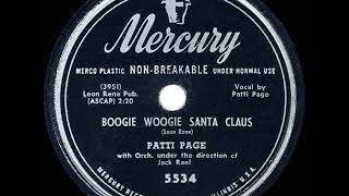 Watch Patti Page Boogie Woogie Santa Claus video