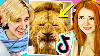 Amouranth Try To Laugh Challenge With Hilarious Tiktoks