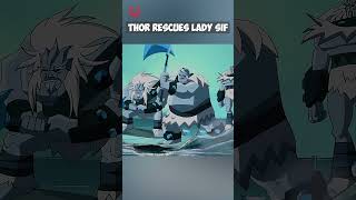 Thor Rescued Lady Sif