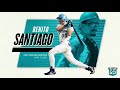 Benito Santiago hits Marlins' first home run