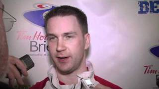 2011 Tim Hortons Brier - Draw 8 Media Scrum