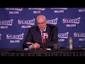 PHIL JACKSON AFTER DALLAS SWEEP THE LAKERS (SAYS THIS IS LAST GAME)