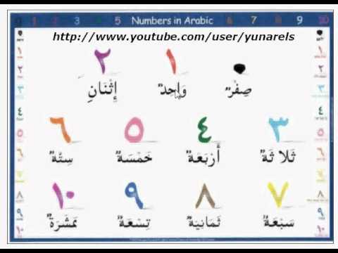 How to write arabic numbers 1 20