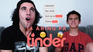 TINDER TAKEOVER MED MIN LILLEBROR!!