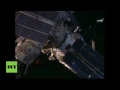 Video Выход российских членов экипажа МКС в открытый космос