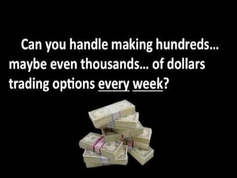 Weekly options trading webinar