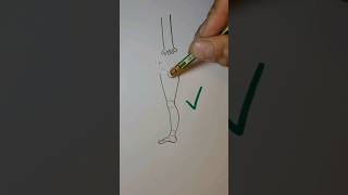 How To Draw Foot #Springonshorts