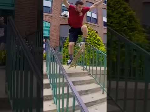 Evan boardslide to quick backside 180