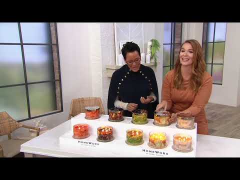HomeWorx by Harry Slatkin Set of 2 Favorites 4-Wick Candles on QVC